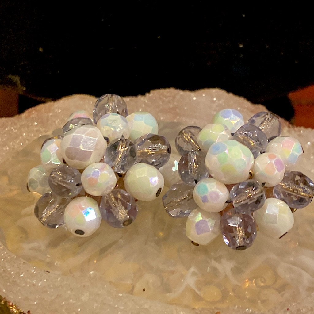 Western Germany Cluster Earrings Clips 27$